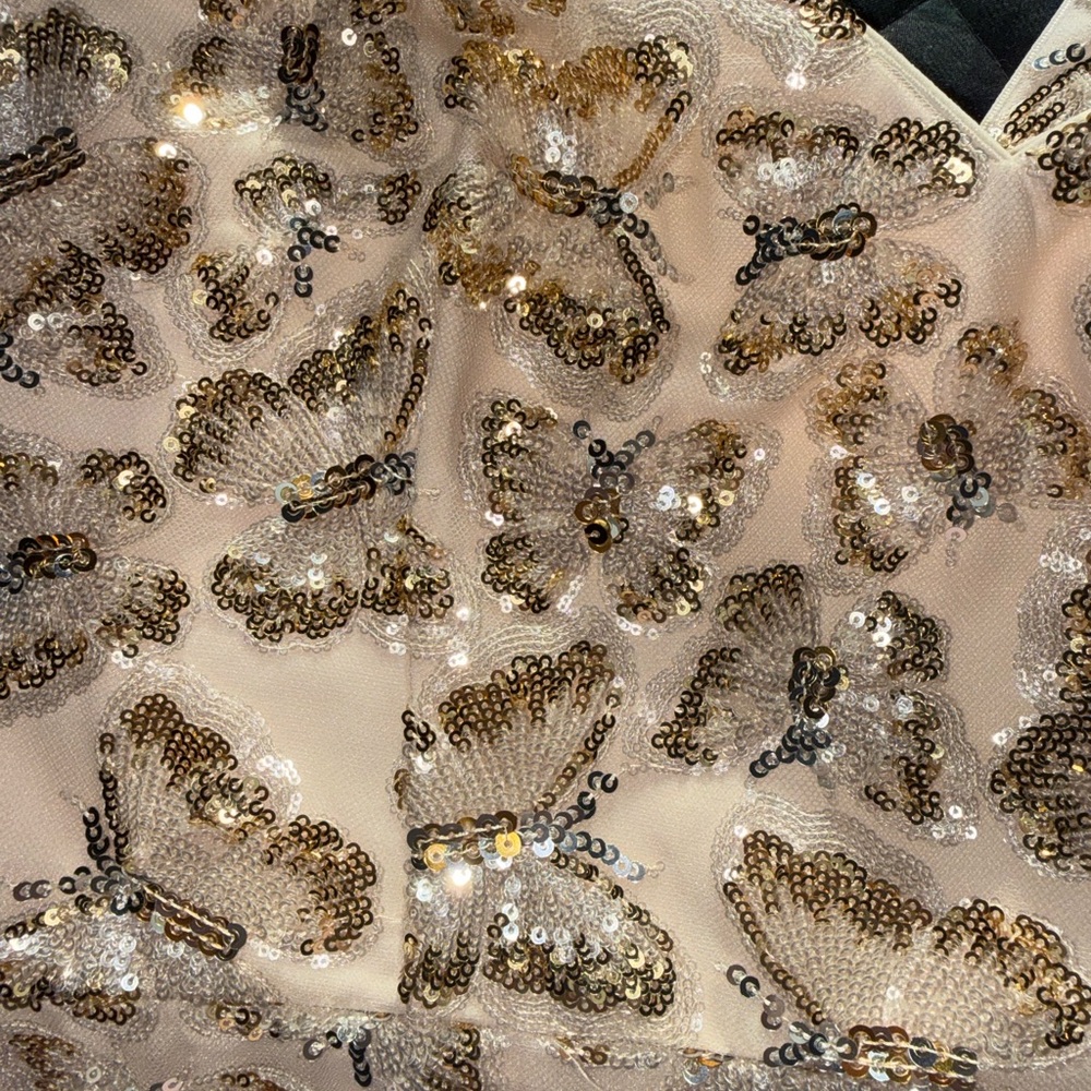 Dress the Population Gold Sequin Mini Dress - Picture 4 of 4